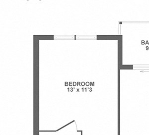 two bedroom, balcony
